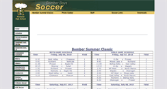 Desktop Screenshot of bombersoccer.com